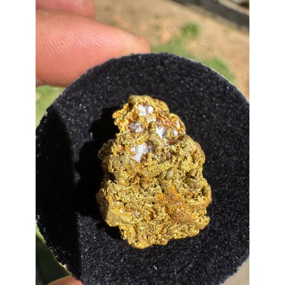 Gold Crystal Nugget Specimen - Grass Valley, Nevada County, California - 8.6g - Picture 4 of 7